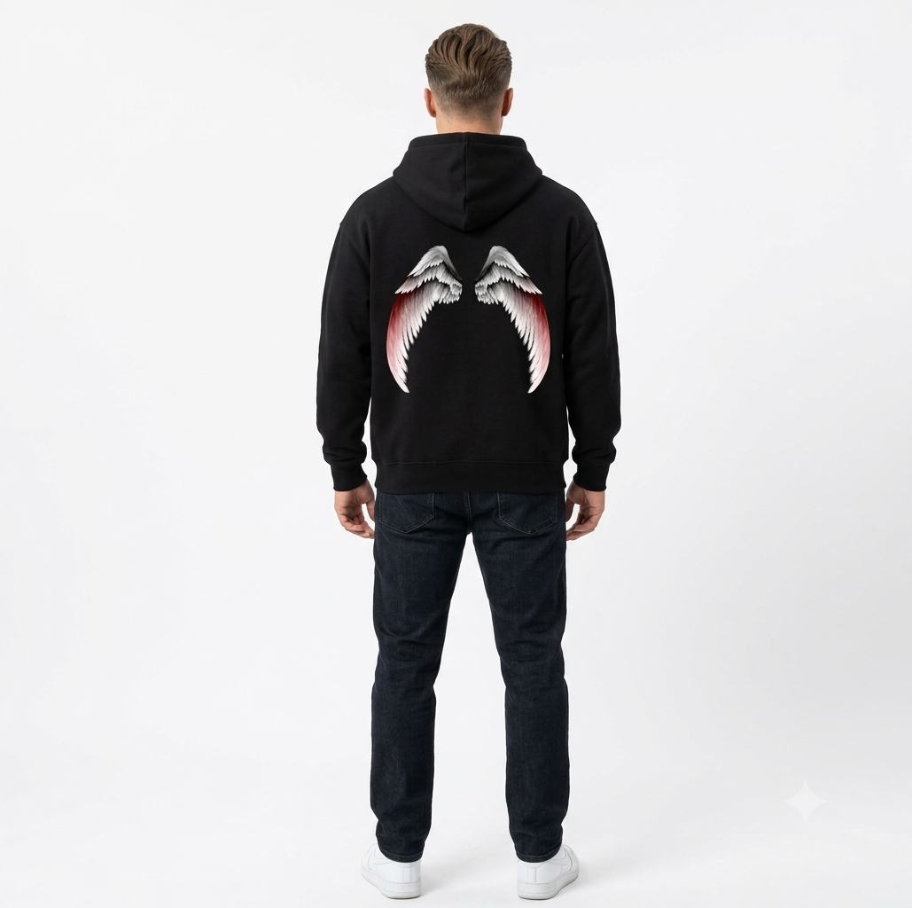 HKAY Premium Angel Wings Graphic Hoodie 🪽✨