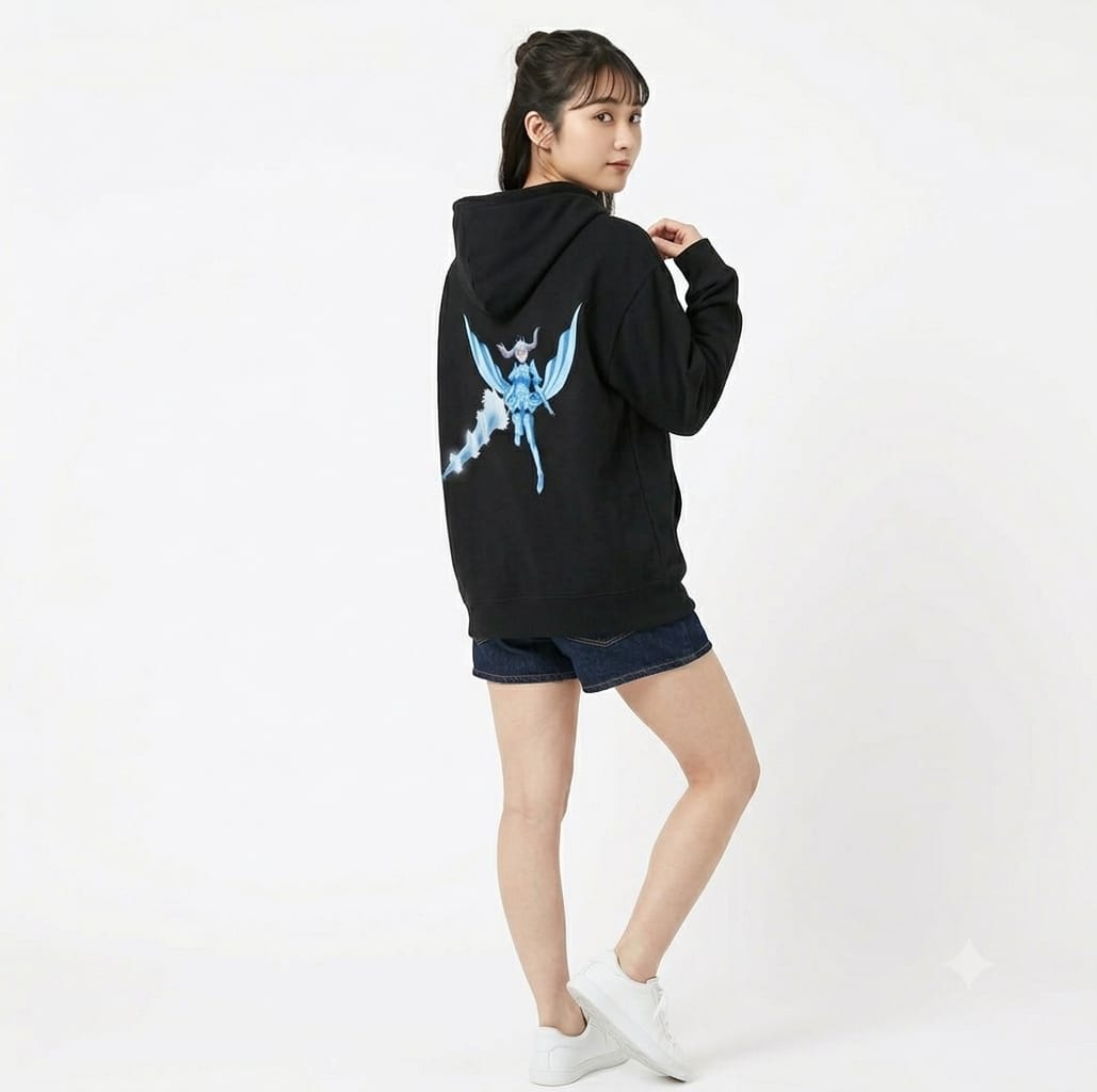 Noelle Silva Valkyrie Dress Anime Hoodie | Oversized 320 GSM Heavyweight Streetwear