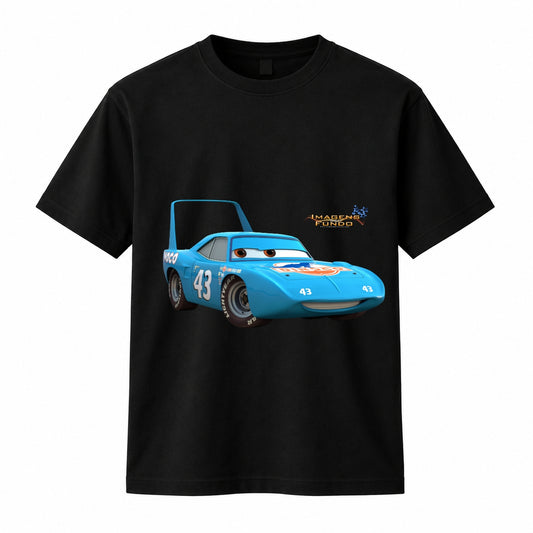 Sally Carrera Graphic T-Shirt - Blue Sports Car Graphic Shirt for Kids & Adults