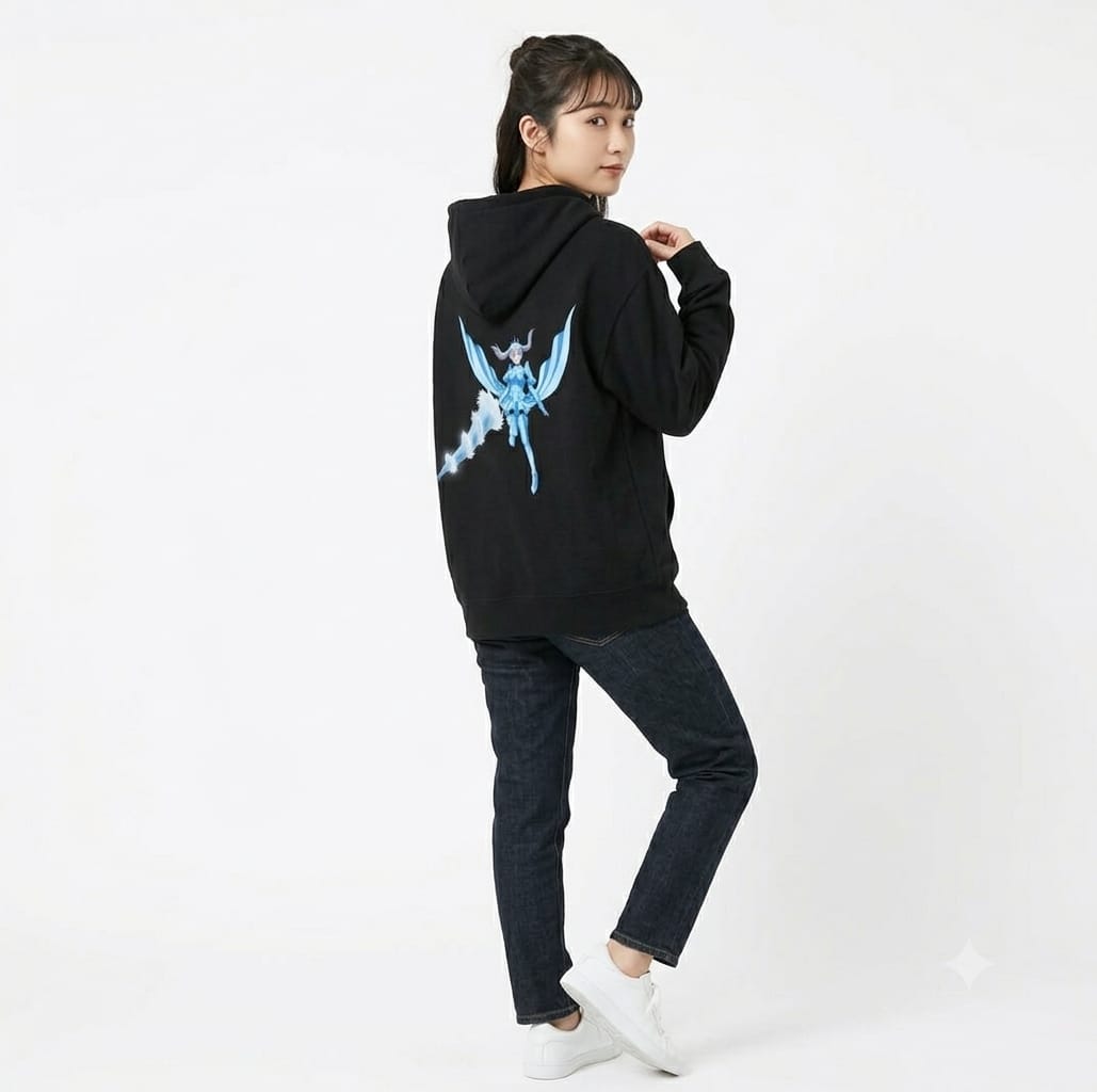 Noelle Silva Valkyrie Dress Anime Hoodie | Oversized 320 GSM Heavyweight Streetwear