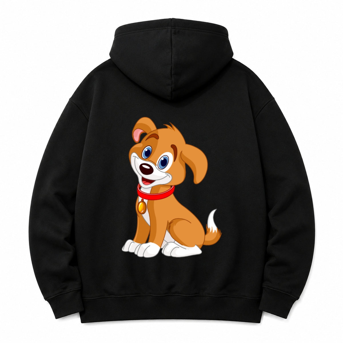 Cute White Kitten Hoodie | Animated Cat Graphic Sweatshirt