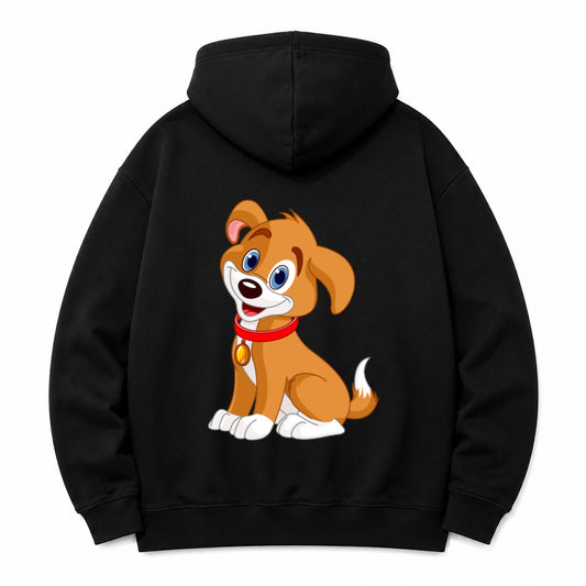 Cute White Kitten Hoodie | Animated Cat Graphic Sweatshirt