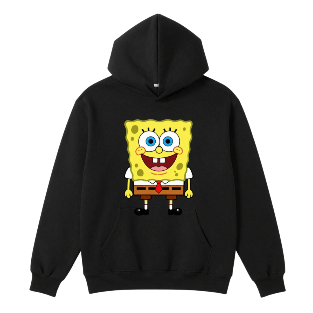 SpongeBob Print Hoodie - Hkay Premium Edition