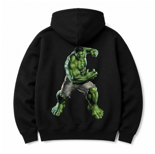 HKay Premium Oversized Hulk Graphic Hoodie – Quality Streetwear