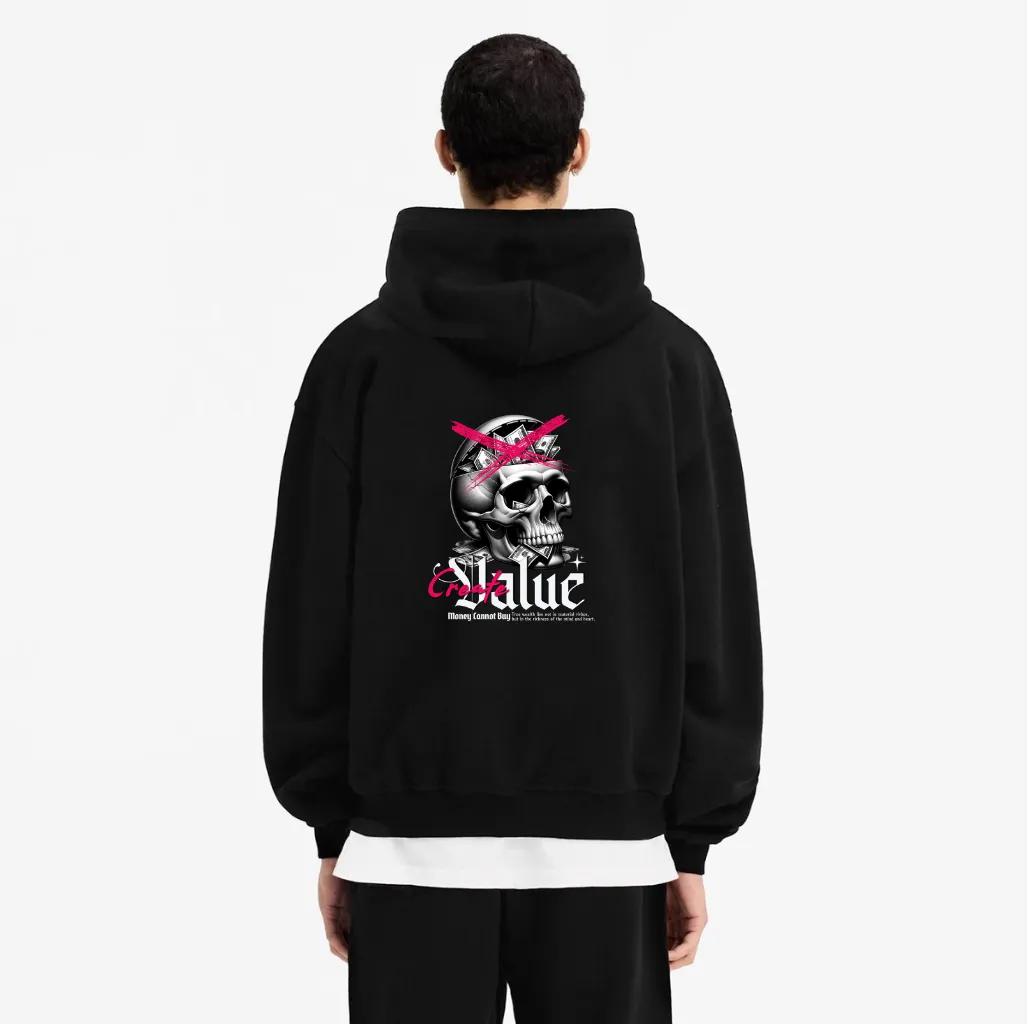 Aesthetic Desire Quote Hoodie, Minimalist Typography Sweatshirt, Retro Y2K Streetwear Graphic Top