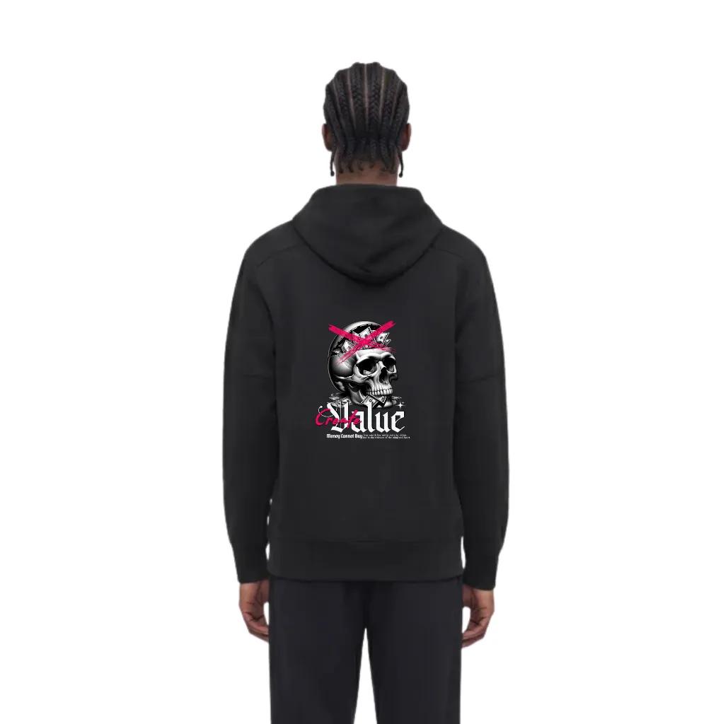 Aesthetic Desire Quote Hoodie, Minimalist Typography Sweatshirt, Retro Y2K Streetwear Graphic Top