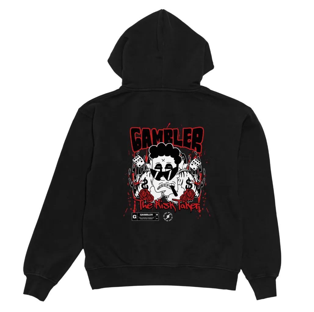 Unisex Drop-Shoulder Heavy Fleece Streetwear Hoodie