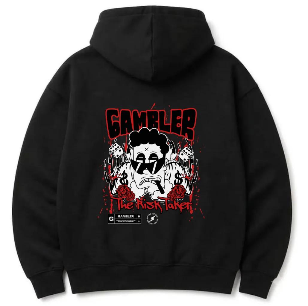 Unisex Drop-Shoulder Heavy Fleece Streetwear Hoodie