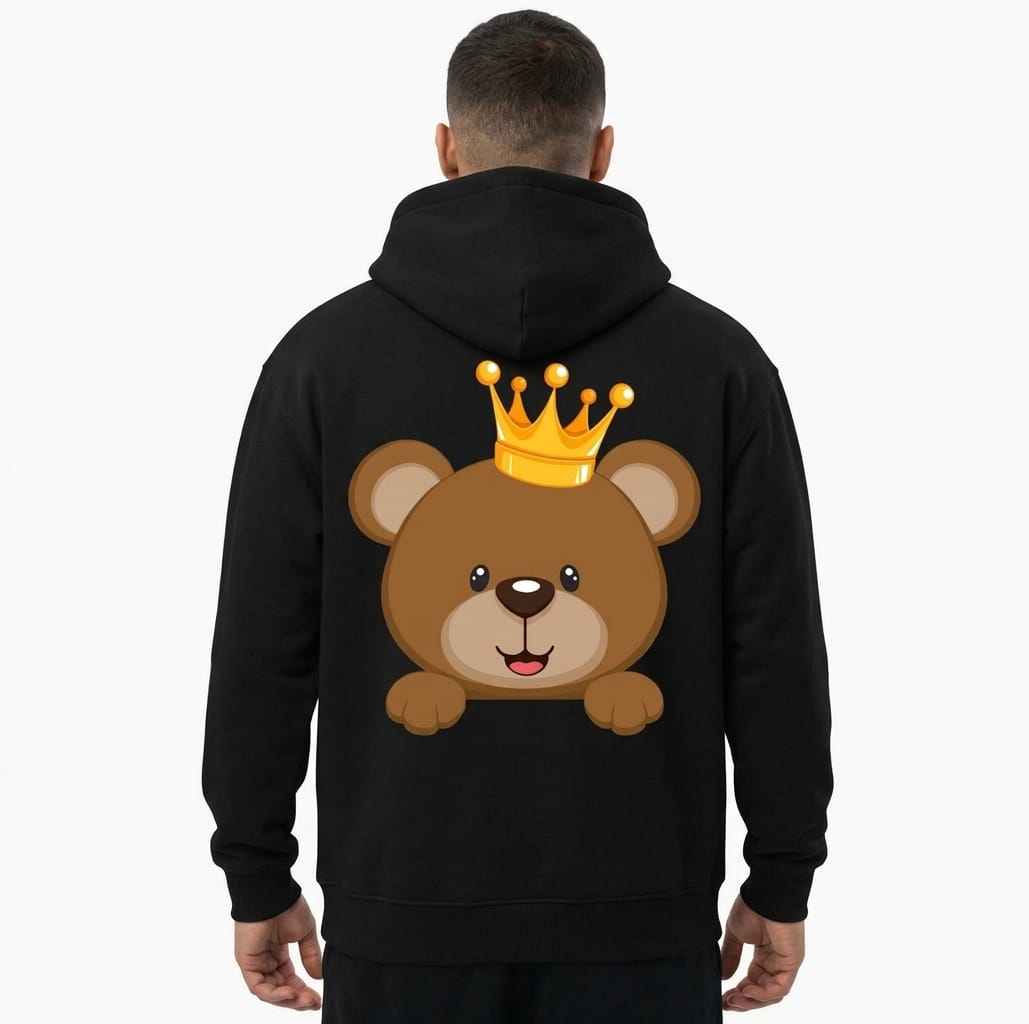 HKay Premium Crown Bear Hoodie