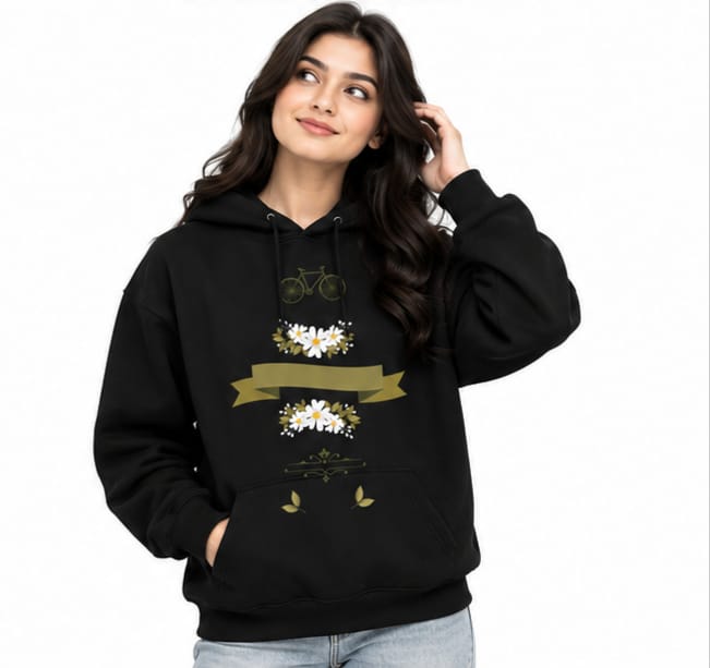 HKAY Premium Streetwear Hoodie | Floral Design