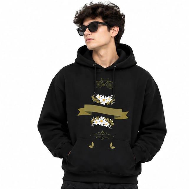 HKAY Premium Streetwear Hoodie | Floral Design