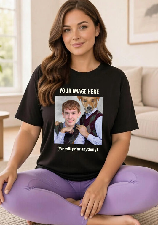 Custom Image T-Shirt | Personalized Soft Cotton Tee