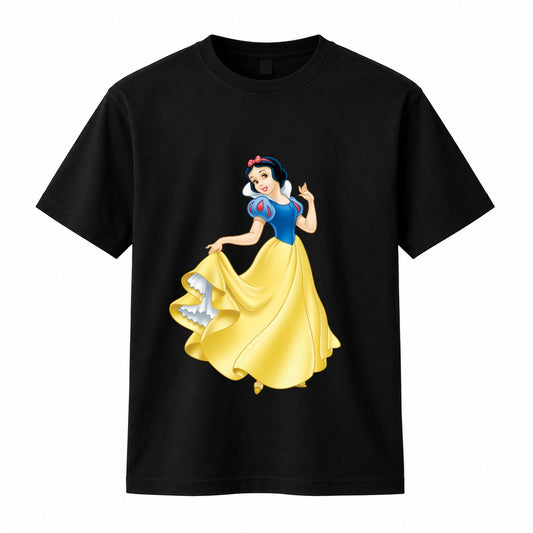 HKAY Premium Retro Snow White Jet Black 200 GSM T-Shirt