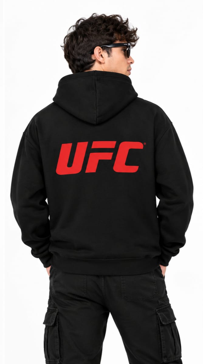 HKAY Premium UFCJet Black Hoodie
