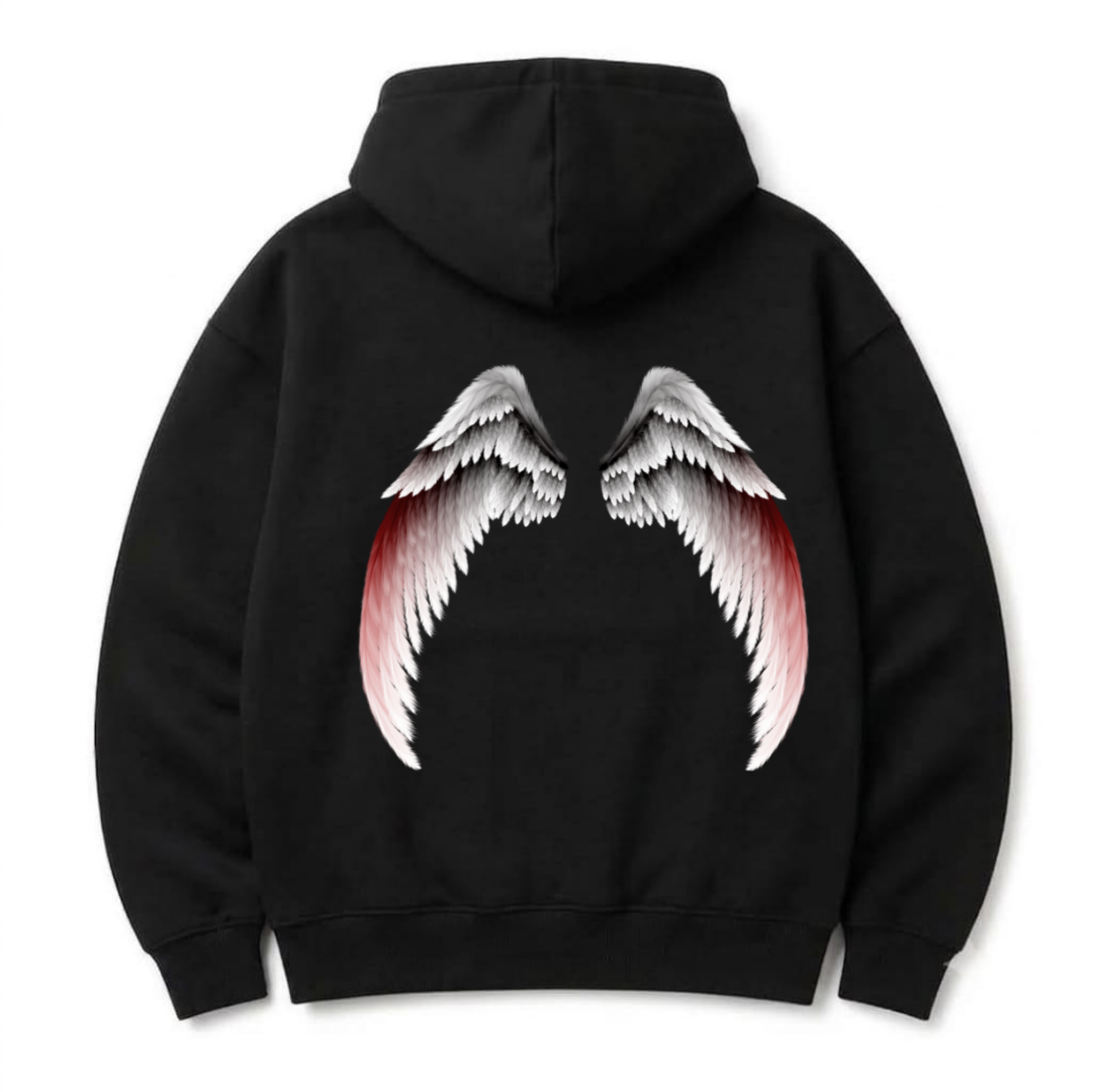 HKAY Premium Angel Wings Graphic Hoodie 🪽✨
