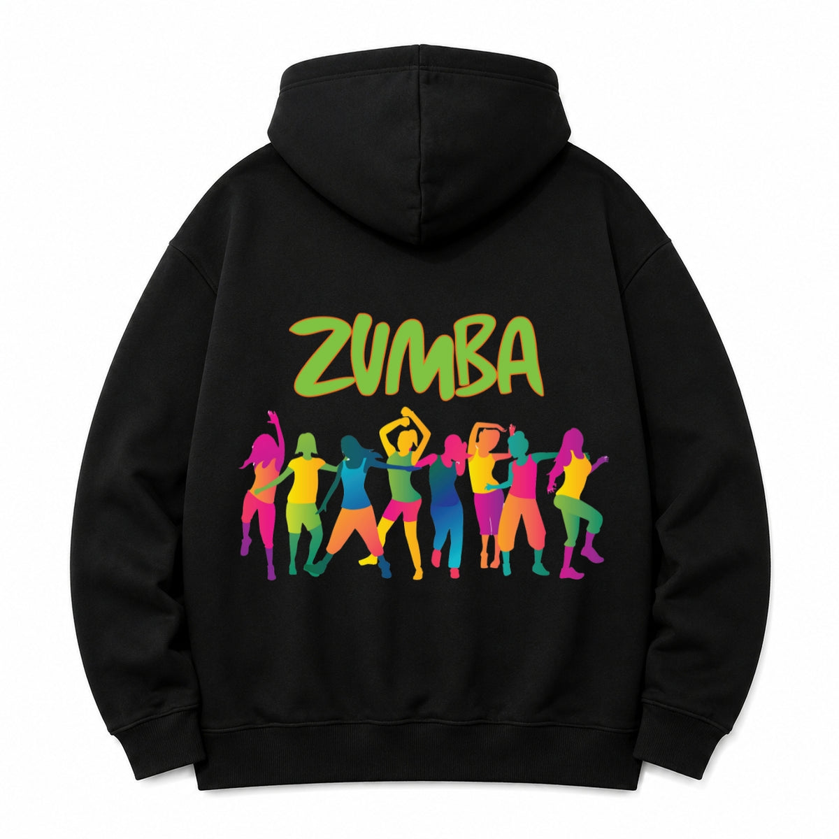 HKAY Premium Zumba Dancers Jet Black 320 GSM Hoodie