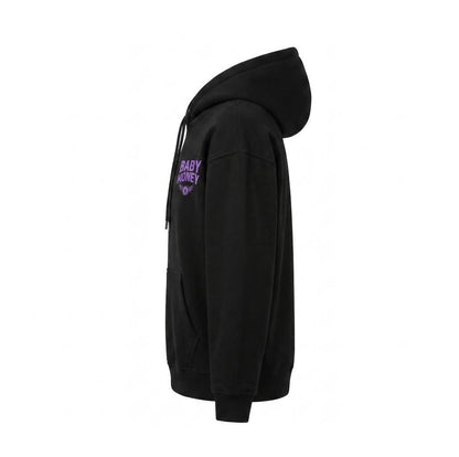 HKAY Premium "Baby Money" Black Oversized Hoodie