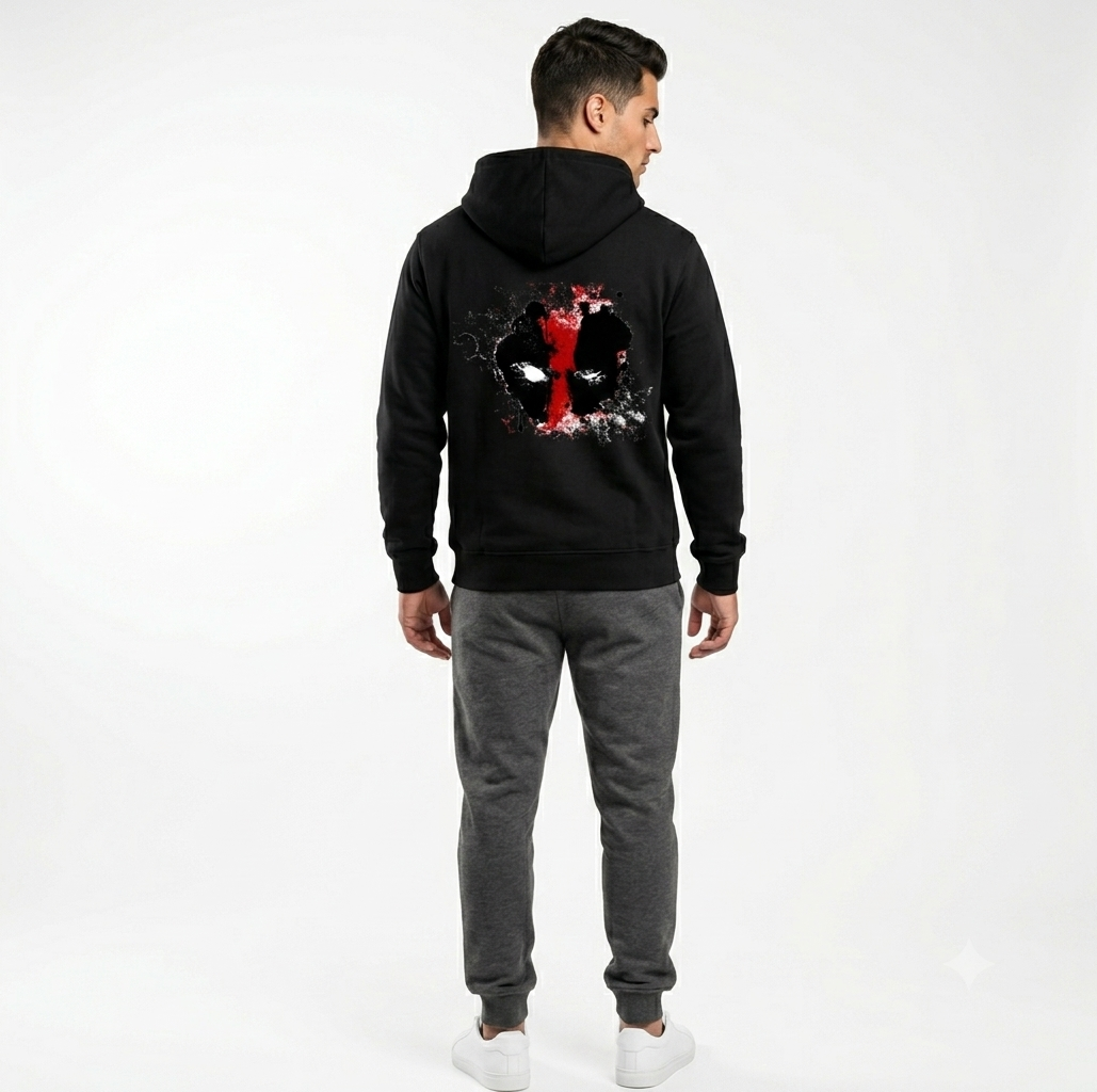 HKAY Premium Redpool Graphic Hoodie – Oversized Streetwear